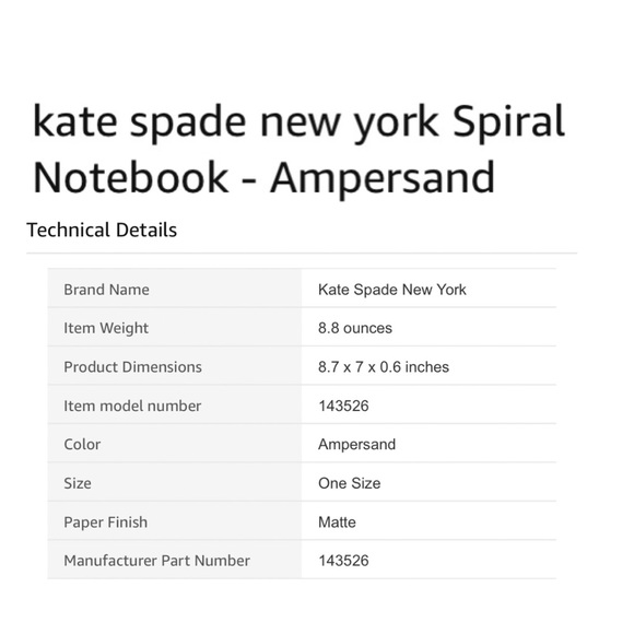 Kate Spade Notebook - Picture 6 of 6